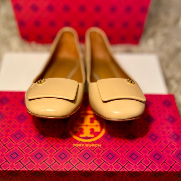 Tory Burch Yardley Flat Patent Calf Size 8 - Picture 3 of 9